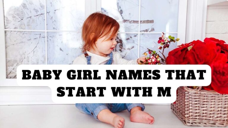 Baby Girl Names That Start With M