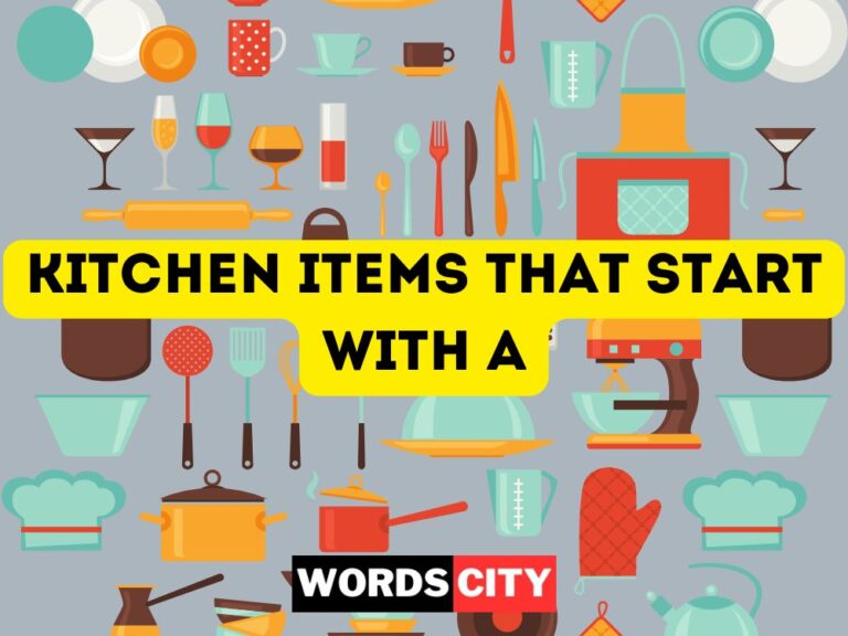 Kitchen Items That Start with A