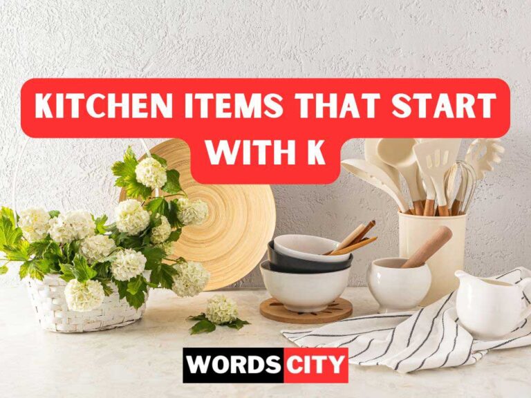 Kitchen Items That Start with K