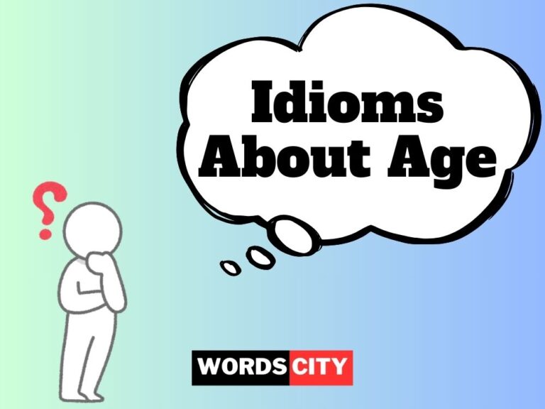Idioms About Age