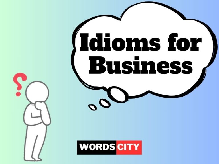 Idioms for Business