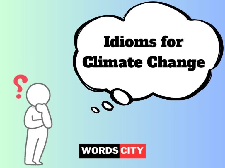 Idioms for Climate Change