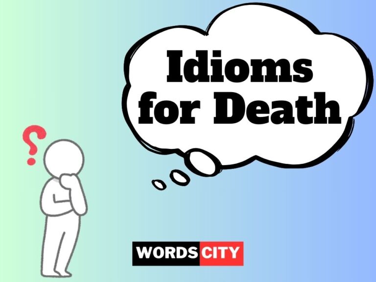 Idioms for Death