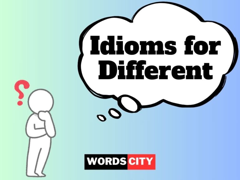 Idioms for Different