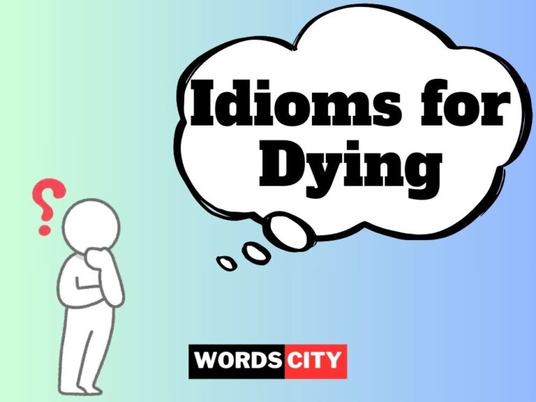 Idioms for Dying