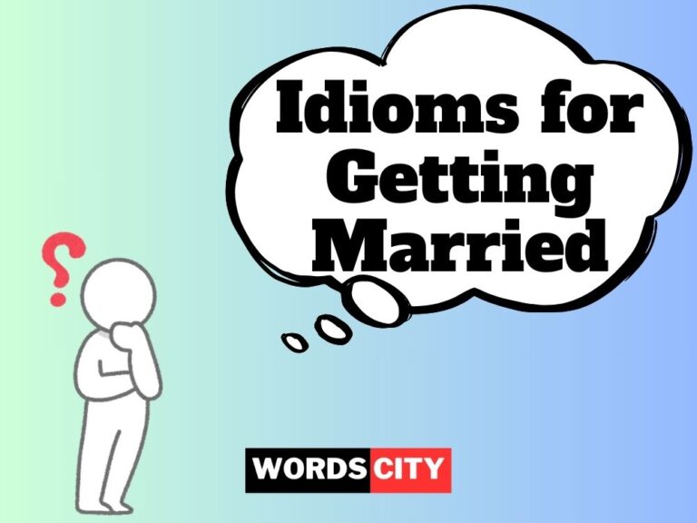 Idioms for Getting Married
