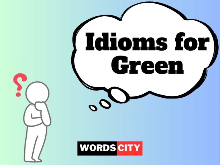 Idioms for Green