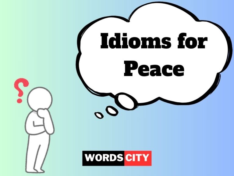 Idioms for Peace