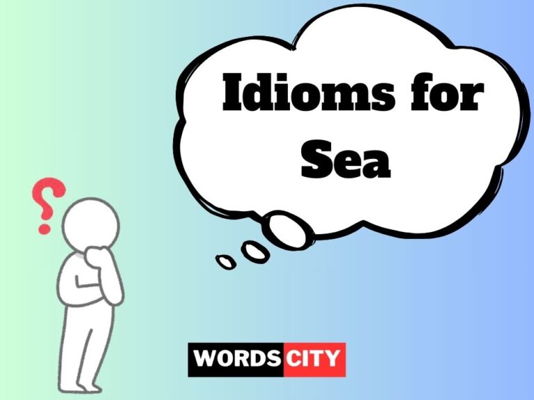 Idioms for Sea