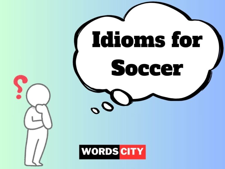 Idioms for Soccer