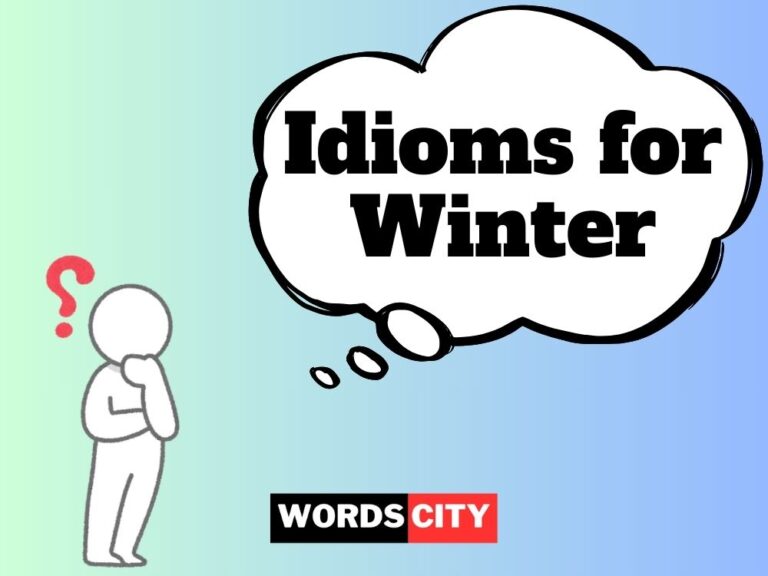 Idioms for Winter