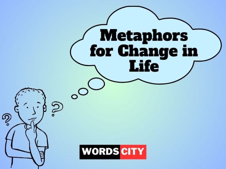 Metaphors for Change in Life