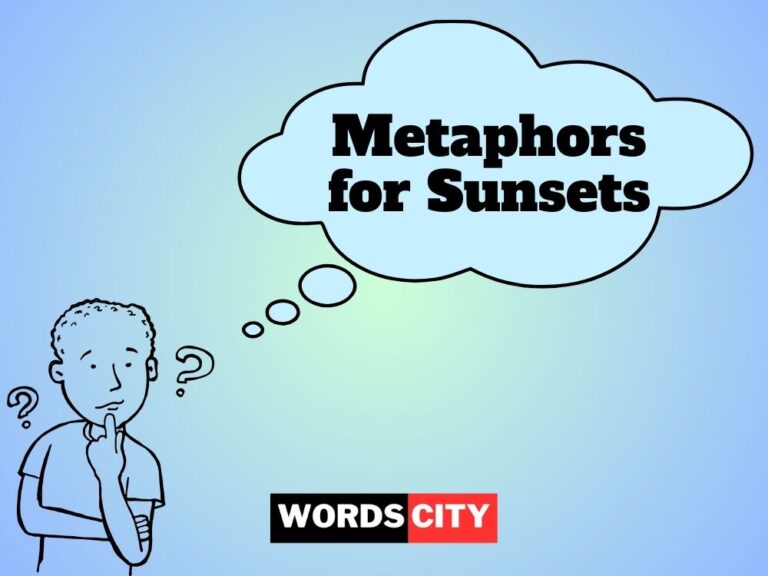 Metaphors for Sunsets