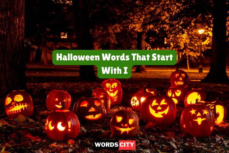 Halloween Words That Start With I